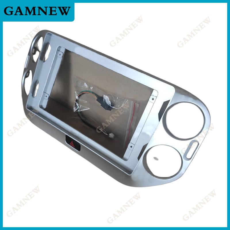 10 Inch Car Frame Fascia Adapter Canbus Box Decoder For Volkswagen Tiguan 2010-2017 Android Radio Dash Fitting Panel Kit