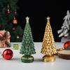 Harz Weihnachtsbaum Figur Weihnachtsbaum Tisch Mittelstück Schreibtisch Ornament Für Zuhause Wohnzimmer Bücherregal Feiertagsdekorationen