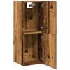 Bathroom Wall Cabinet Reclaimed Wood Look 30x30x80 cm Engineered Wood