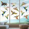Outdoor Window Decal Bird Stickers, Anti-Collision Strike Prevention Decal, Static Cling Glass Protection Sticker Film for Windows Doors, UV