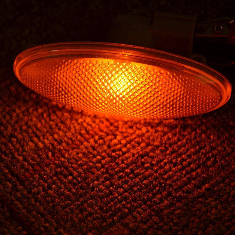 2x For Toyota Yaris 2005-11 L+R Side Marker Turn Signal Lamps Fender Lights 12V