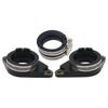 3x Carburetor Intake Manifold Boot For Honda VTX1300 17210-MEM-670 16211-MEA-670