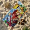 Towel B-BuilderS The Beach Bath Quick-Drying Lightweight Portable B-BobS Sauna Camping Swim Cute Pool Cartoon Travel