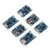 5Pcs Lithium Battery Charger Module Charging Board With Protection Dual Functions Over Impact Over Discharge Protections