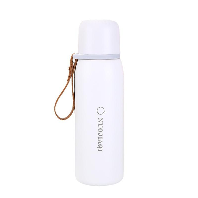 New Fashion Bullet Thermos Cup Stainless Steel Sports Kettle with Rope Portable Vacuum Accompanying Cup