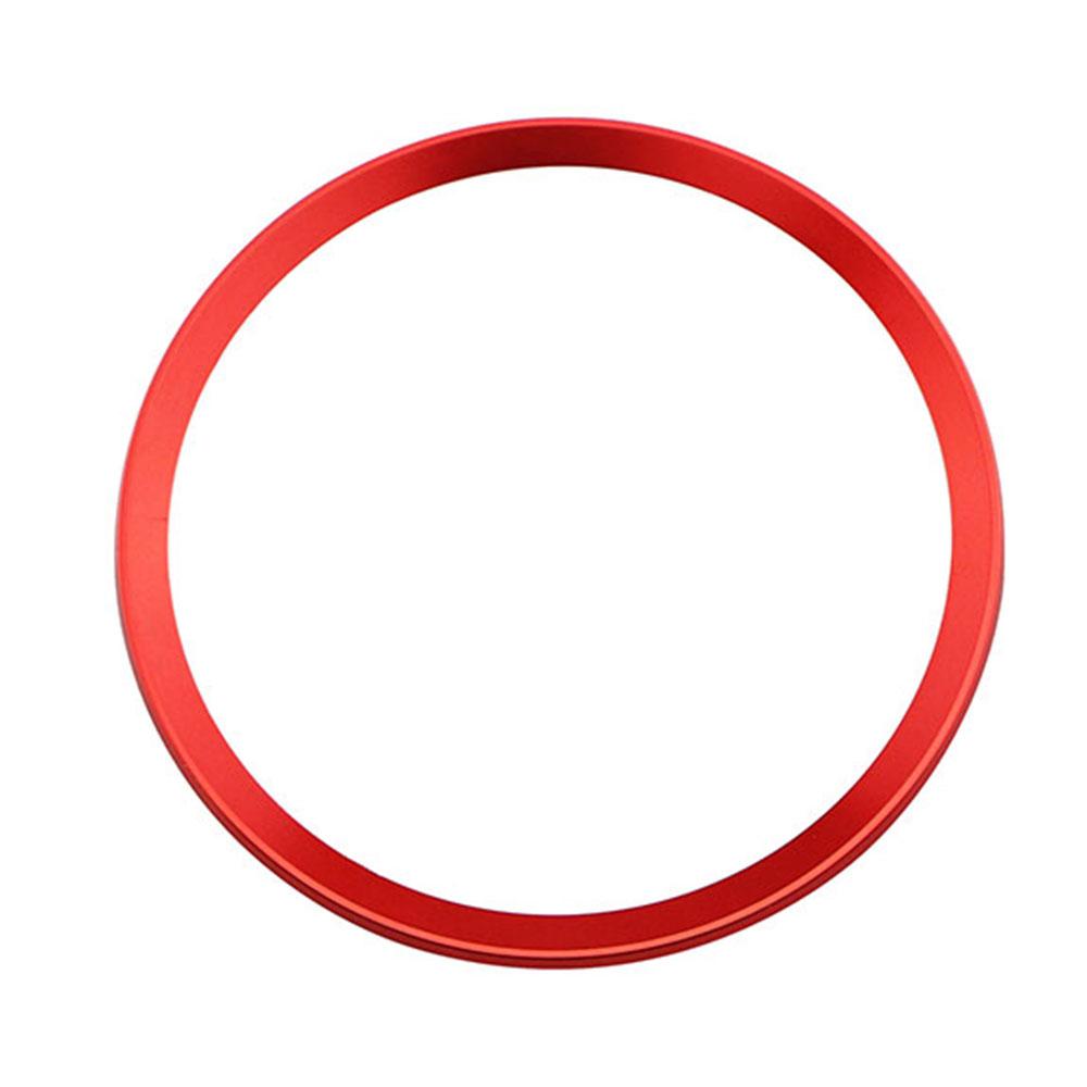 Color My Life Aluminum Alloy Car Steering Wheel Ring Stickers Decals Fit for A3 A4 Q3 Q5 A5 A6 Automobiles