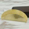 Creative Chinese Style Brass Comb Bedroom Dressing Table Decoration Figurines Carved Text Copper Comb Miniatures Home Ornaments