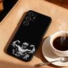 Greek Mythology Statue Fitness GYM Phone Case For Samsung S26,S25,S24,S21,S22,S23,S30,Ultra,S20,FE,Lite,10,9,Black Cover