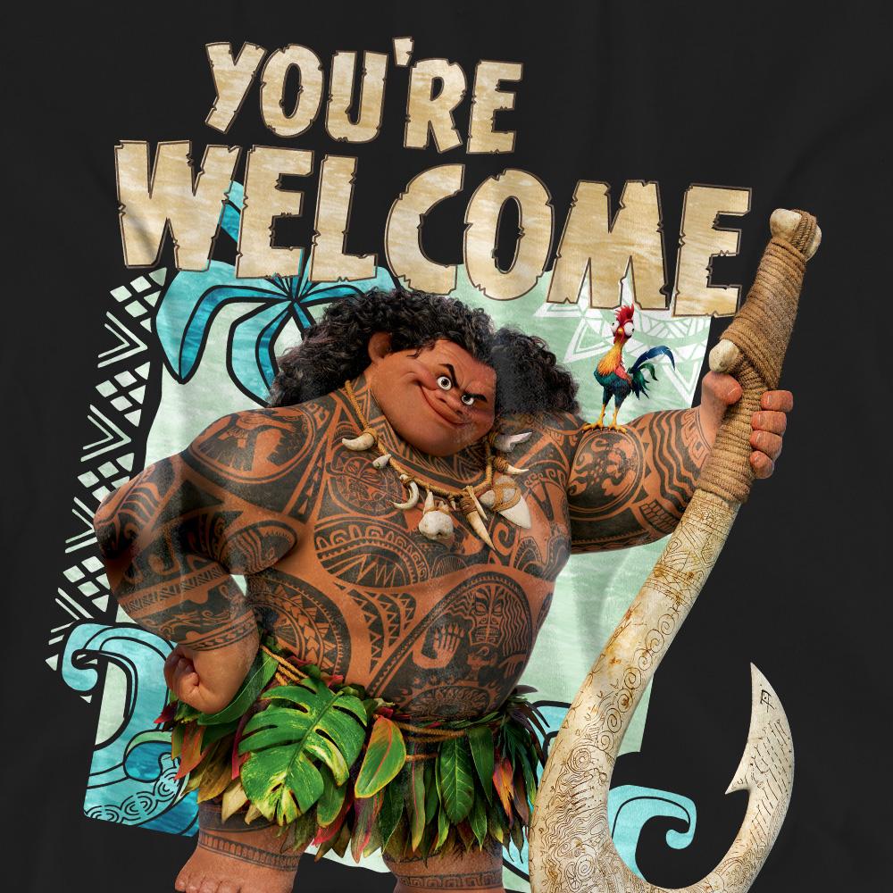 Moana Unisex Adult YouÂ´re Welcome Maui T-Shirt