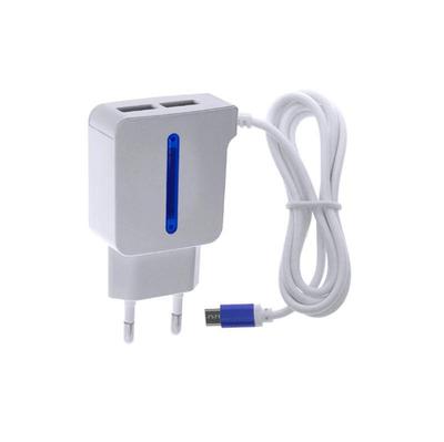 Încărcător Inteligent Smart IC Alb Neutru pentru Telefon Mobil cu Cablu Android Cap de Încărcare Încărcător USB Argentina