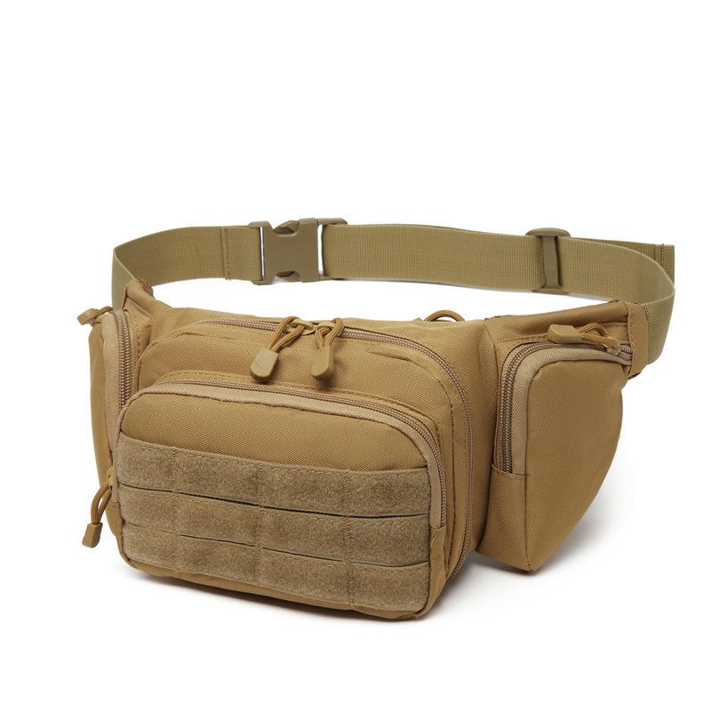 Men Waist Fanny Pack Belt Bag Tactical Military Motorcycle Rider Sports Climb Camping Nyl Male Tool Sling Chest Hip Bum Bag