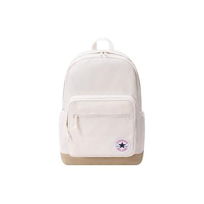 Mochila de Poliéster Color Block Fashion Regular Clássica Branca Unissex CV2443024PS-002
