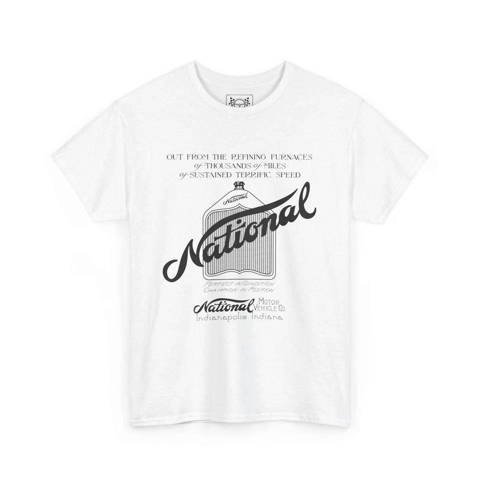 

National Motor Car T-Shirt - 1912 Indy 500 Winner Tee - Indianapolis Fans Gift S