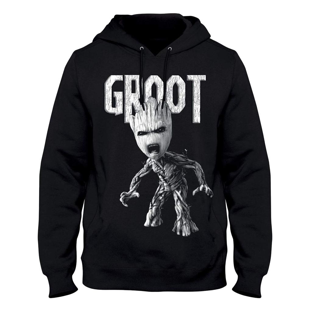 Guardians Of The Galaxy Mens Groot Angry Hoodie