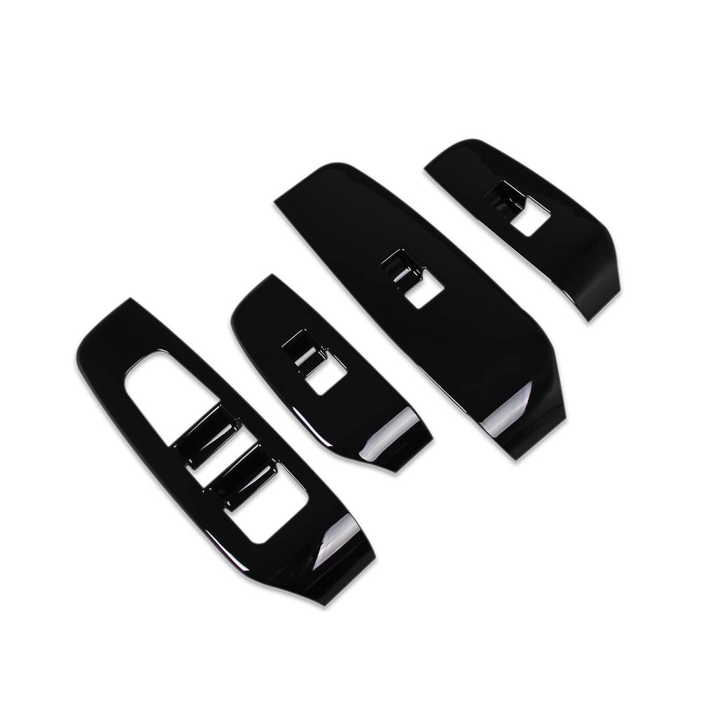 Ruiq Interior Door Window Button Switch Panel Cover Garnish for the New Nissan Note Designed for Nissan NOTE E13, E-Power (Black)