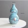 Antique Blue and White Chinese Porcelain Vase - European & American Handicraft for Flower Arrangements