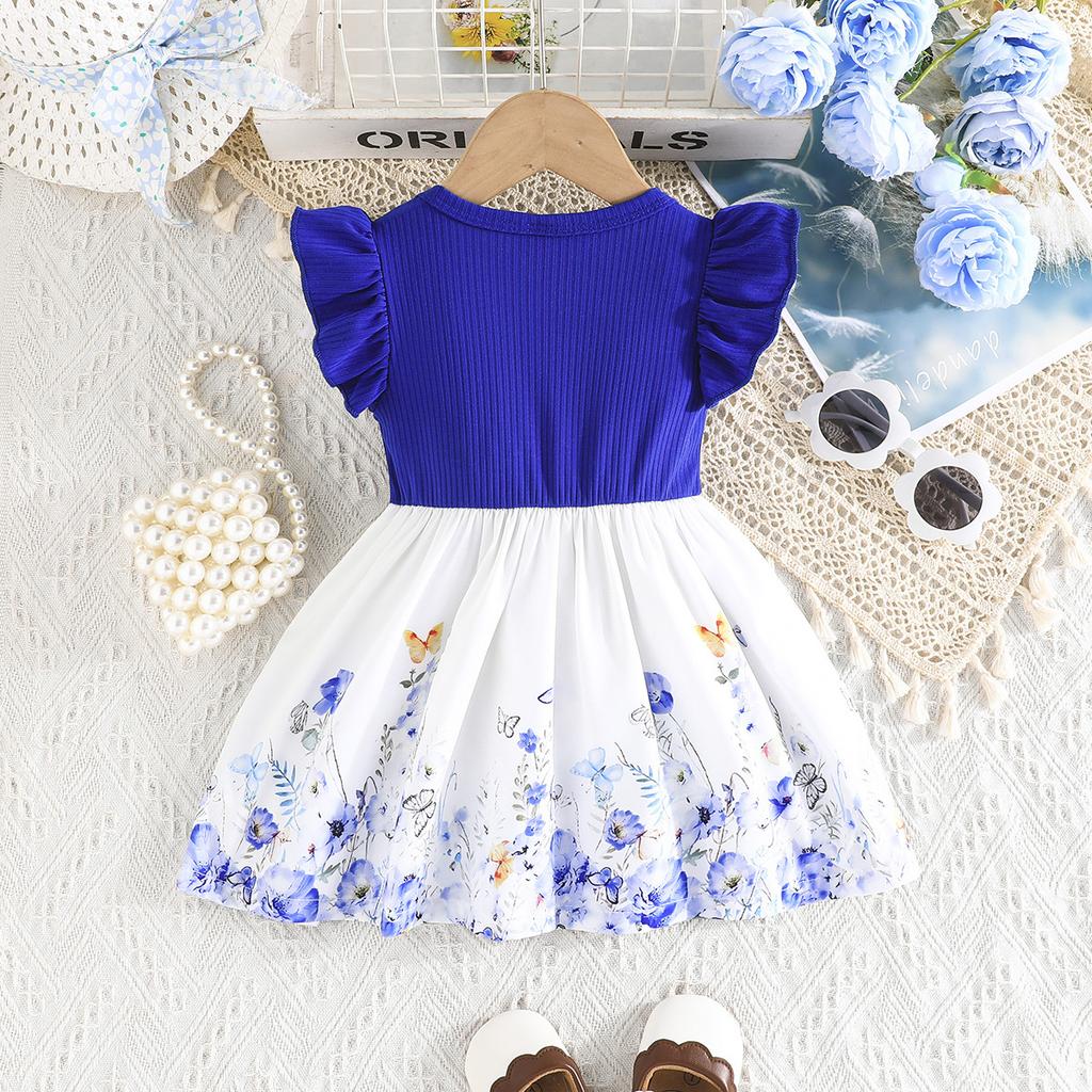 3M-3J Süße Babykleider Modische Kleider Mädchen Printkleider Sommerkleider