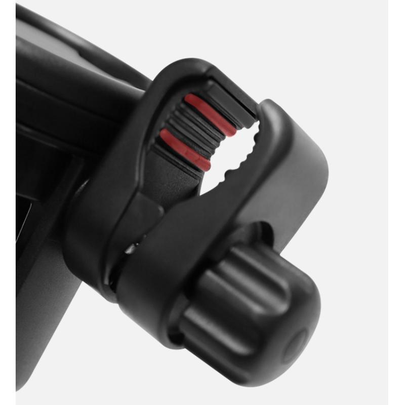 

1 Piece Universal Tricycle Pram Phone Cup Holder Adjustable Black Baby Stroller Cup Holder 2-In-1 Twin Bottle Holder