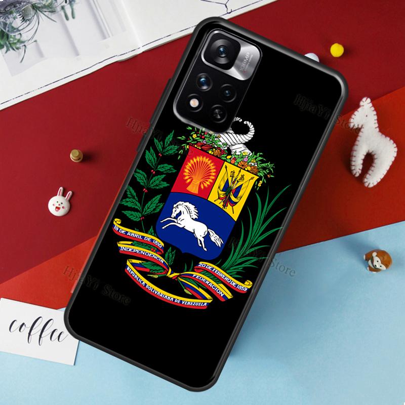 Venezuela Flag Coat Of Arms For Xiaomi Redmi Note 10 Pro Case Cover For Redmi Note 11 Pro 8 9 9S 10S 9A 9T 9C Coque