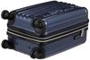 Hiroko Koshino Homme Suitcase, Suitable for Day Trips to 2-Night Trips, with TSA Lock, Adjustable Gusset, 30L, 42cm, 2.4kg, Navy