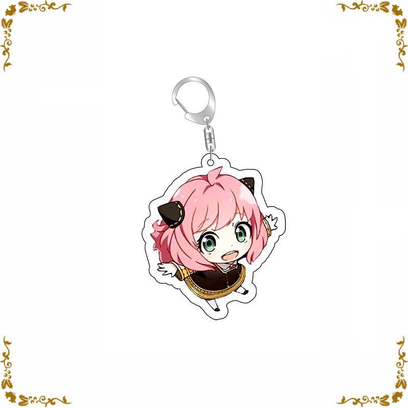 

Anya Loid Yor Forger Anime Keychain Cute Keyring Cartoon Spy Family Bag Tag Trendy Gift