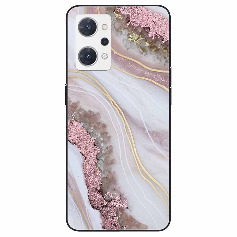 For OPPO Reno 9A 7A Case Soft TPU Fashion Marble Silicone Bumper Covers for OPPO Reno 9 A 5G CPH2523 Reno7A Protector Reno9 A