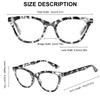 3pcs New Women Reading Glasses Retro Man Cat Eyes Anti Blue Light Eyeglasses Fashion Presbyopia Hyperopia Eyewear