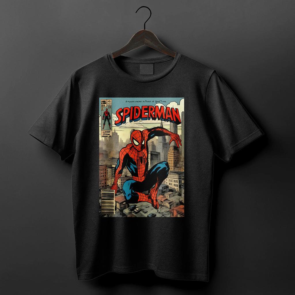 2026 Spiderunisex Brand New Day Movie T Shirt Tom Holland Peter Parker New Suit New York City Skyline Forgotten Identity Retro