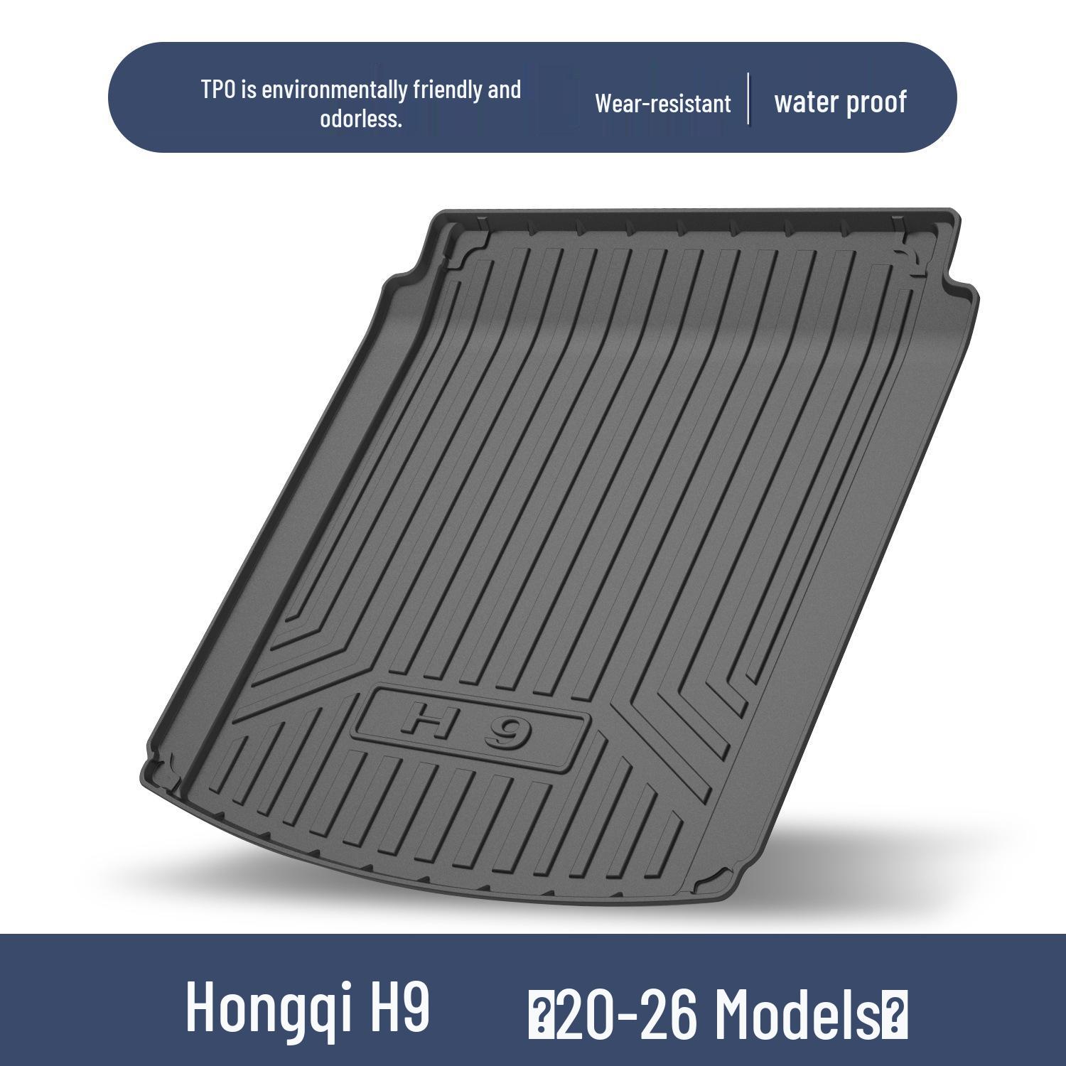 

Hongqi H9 Trunk Mat: Custom Interior Car Decoration & Accessories 100*90