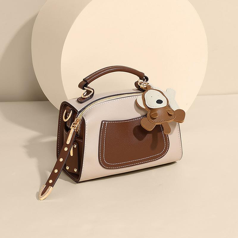 New Bag for Women's Crossbody Bag Fashionable and Versatile High-end Genuine Leather One-shoulder Carry-on Pillow Bag