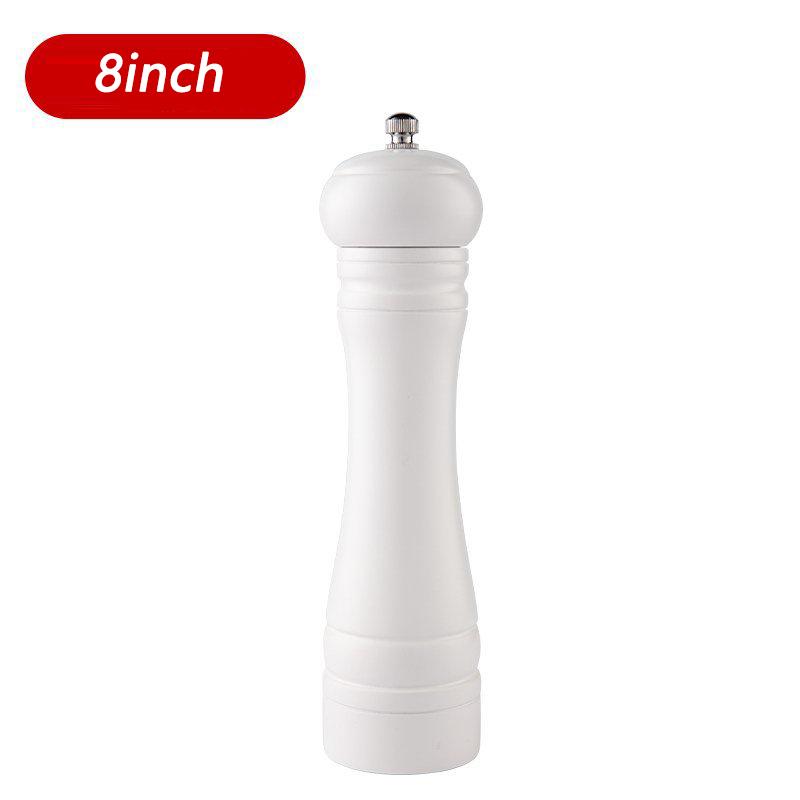 5/8/10 palcové mlýnky na sůl a pepř z masivního dřeva Mlýnek na zrno koření s nastavitelným keramickým mlecím jádrem Kuchyňské nářadí mlýnky
