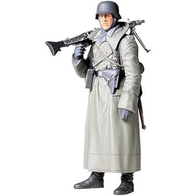 Tamiya World Figure Series 06 German Army Machine Gunner Late Model Overcoat Plastic Model 36306 1/16 No.