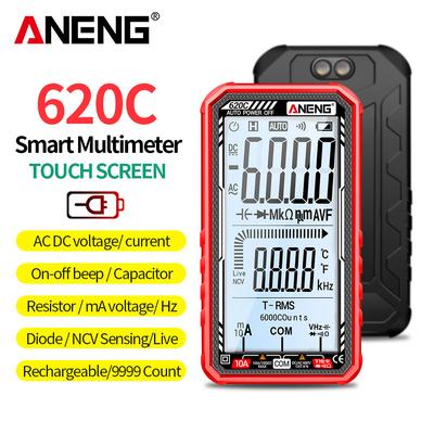 ANENG 620C AC Smart Digital Multimeters Current Voltage Tester 6000 Counts Ammeter Capacitor Ohm Resistance HDiode Test Tools