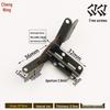 Retro Wooden Box Seven-Character 90° Iron Hinge - Small Leaf Hinge for Airplane-Style Hardware