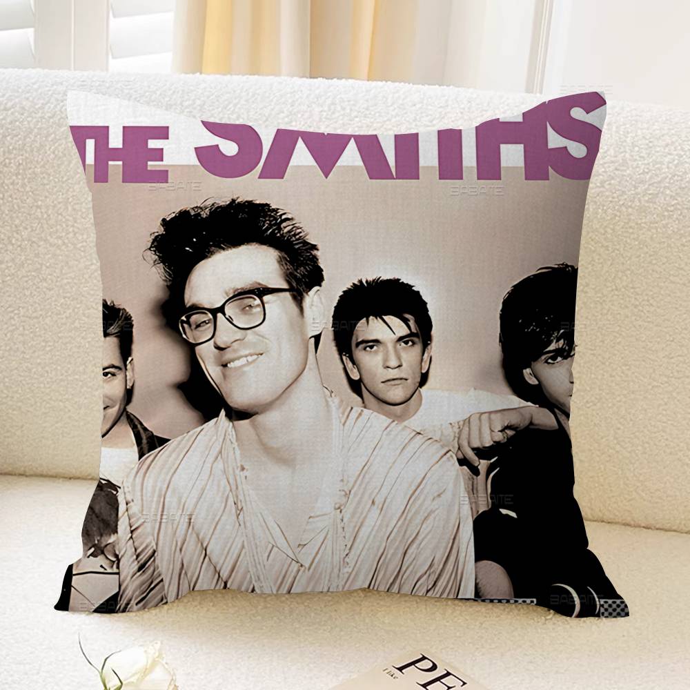 Rock Band S-Smiths Pillow Gift Home Office Decoration Bedroom Sofa Car Cushion Cover Case 45x45
