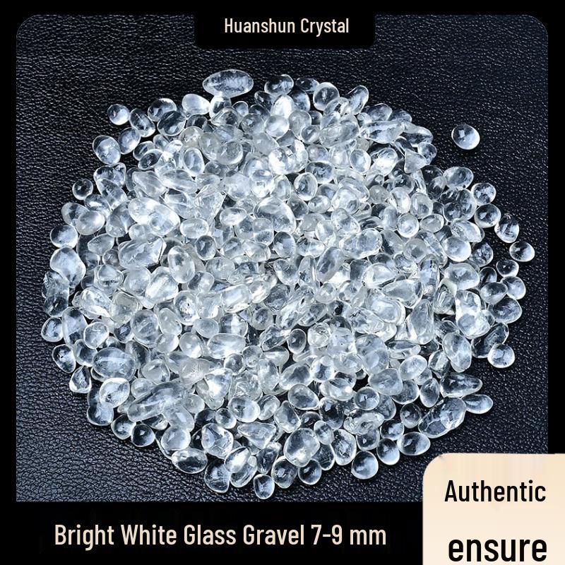 Seven-Color Glazed Crushed Stone Glass for Fish Tanks, Landscaping, Crystal Ornaments, DIY Mandala, and Gemstone Jewelry
