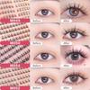 False Eyelashes No Glue Needed Natural Partial 1-second Eyelash Extension Glue-free Fine Black Shaft Short Actress Cat Spirit Bundle Feel Easy Cute