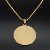 Hebreeuwse Hanukkah Menora Kaarsen Jeruzalem Ketting voor Vrouwen Mannen Roestvrij Staal Israël Je Magen Ketting Sieraden N2665-3S02