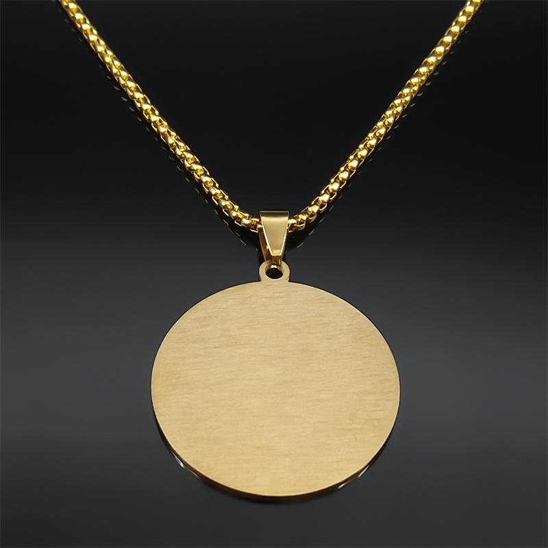 Hebreeuwse Hanukkah Menora Kaarsen Jeruzalem Ketting voor Vrouwen Mannen Roestvrij Staal Israël Je Magen Ketting Sieraden N2665-3S02