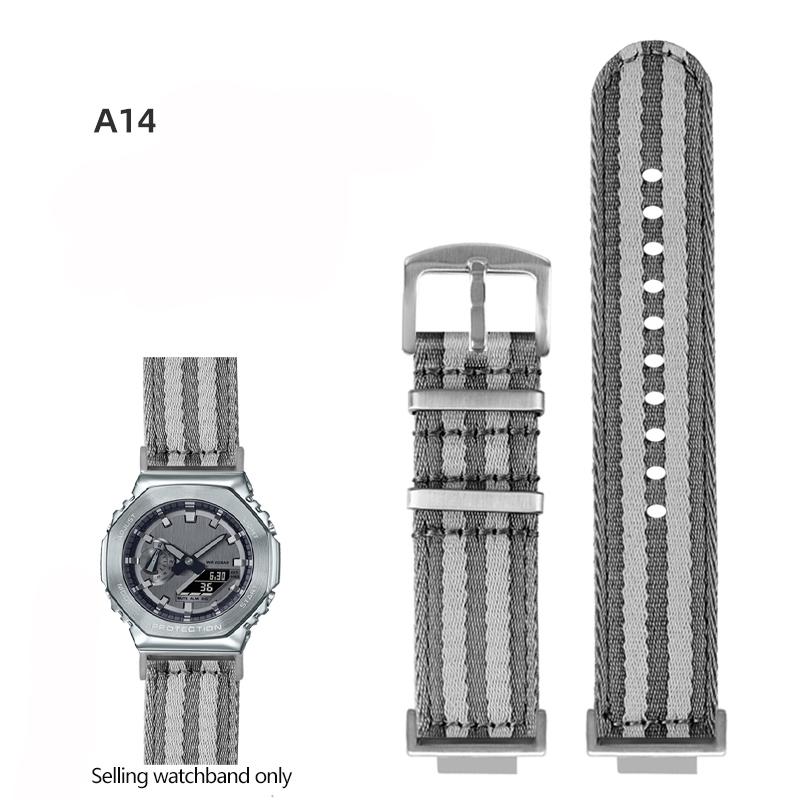 Nylonowy Pasek do Zegarka Canvas Dla GSHOCK Casio DW5600 DW-5600 GA110 GA100 GA120 GM2100 GA2100 GA2110 Zmodyfikowany Pasek Sportowy Pasek