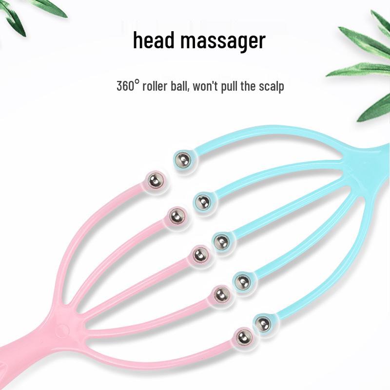 Five-Claw Scalp Massager Roller Ball: Soul-Refreshing Stress Relief Head Scratching Comb