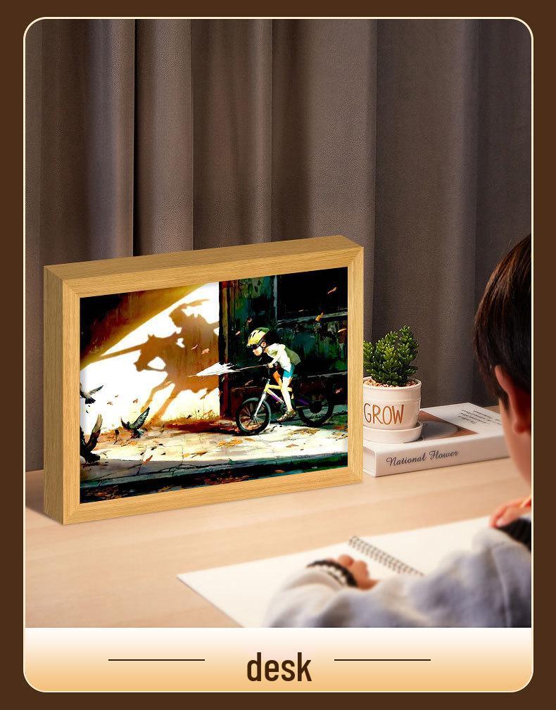 Demon Slayer Anime Series Light Painting Night Light - Creative Ornaments