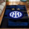 Tappeto con Stemma Inter Milan Stampa Artistica Adatto a Tutte le Stagioni Arte Moda Decorazione per Dormitorio