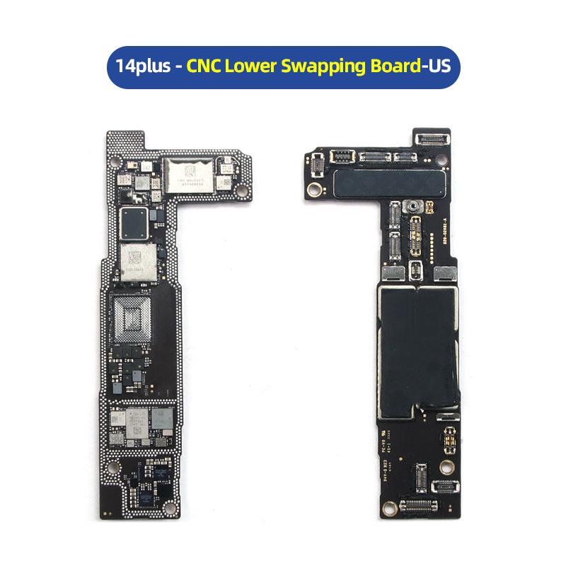 CNC CUT Motherboard For IPhone 1414ProMax 4G 5G Logic Board Polishing CPU AP RF Board 14pro 14Plus Switching CPU Baseband Swap