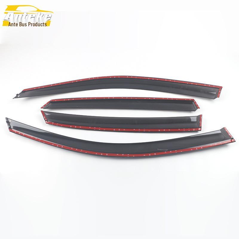 Rear Rain Deflector with Bright Strip for 19 Sagitar Models - Sun Visor Decorative Exterior Accessory