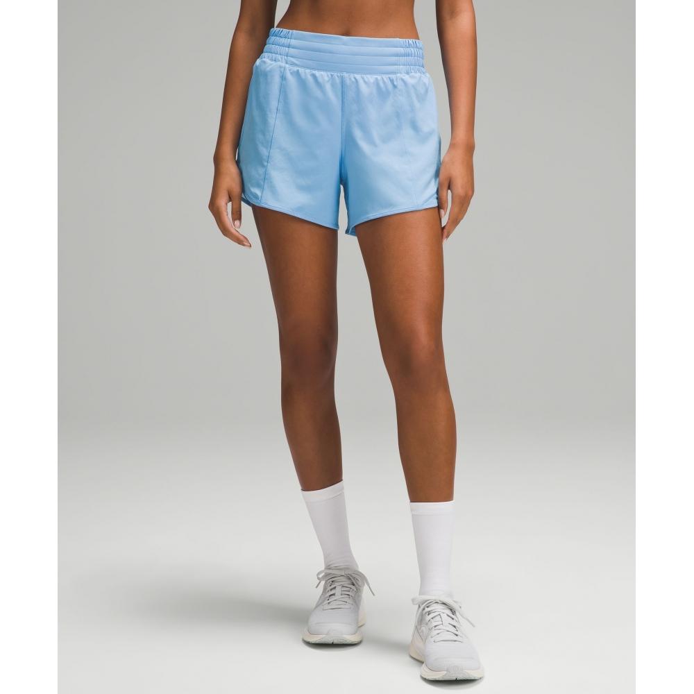 

Lululemon Hotty Hot High Rise Linen Short 4 Aero Blue 2/4