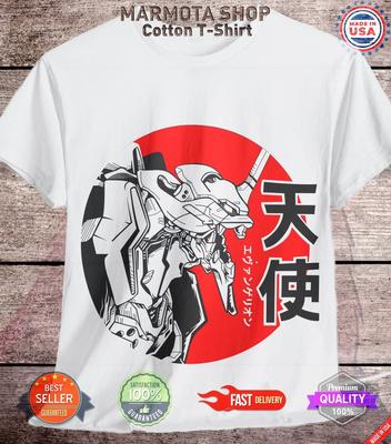Neon Genesis Evangelion Shirt EVA 01 Japanischer Anime Manga T-Shirt Tee Otaku NGE
