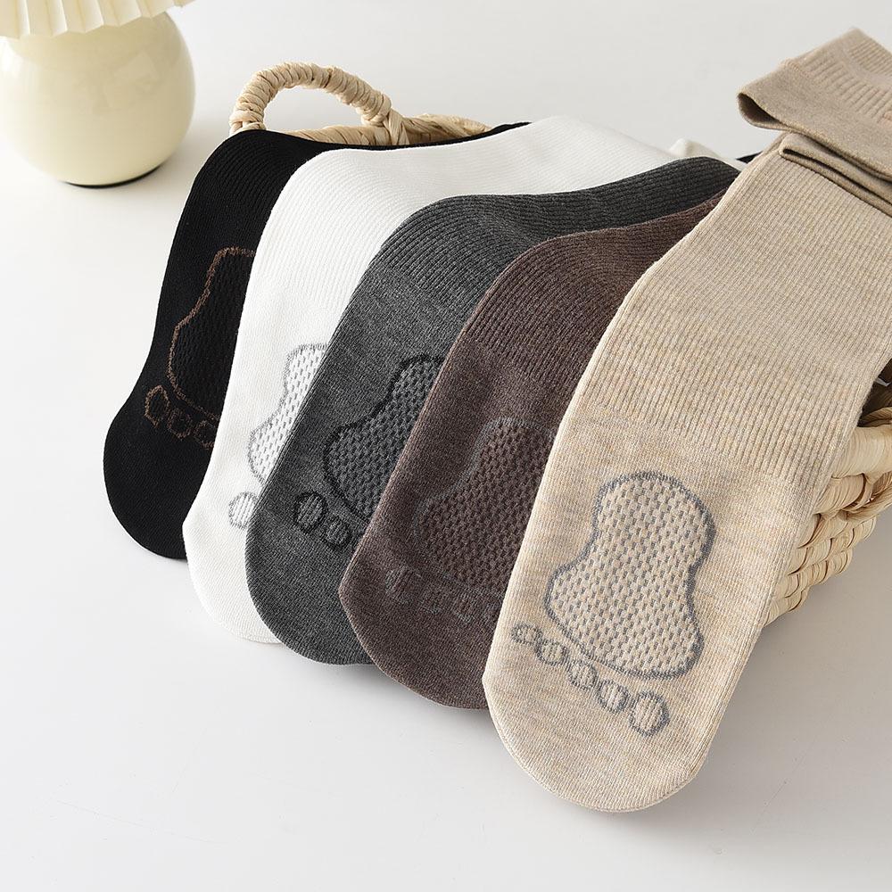 Herbst- und Winterfeine Vertikalstreifen, Dünner Samt, Dicke Kinderstrumpfhose, Mädchen-Sandstrahlfüße, Graphensohlen, Kleine Füße