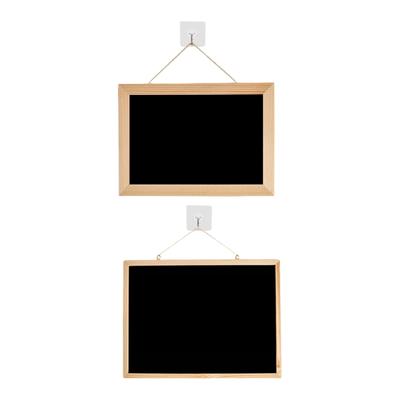 Small Chalkboard Hanging Chalkboard Message Board Double-Sided Hanging Blackboard Memo Board for Party Wedding