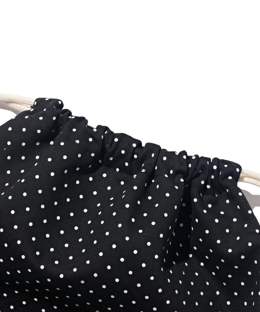 Roidesrois Sweet Dot String Gym Sack (Black)